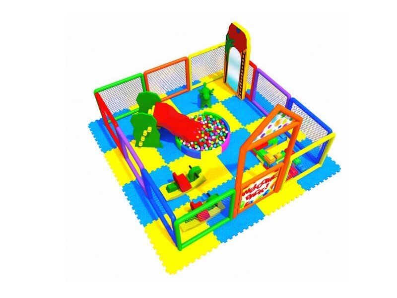Soft Area with Playground Fence 3.00 X 3.00