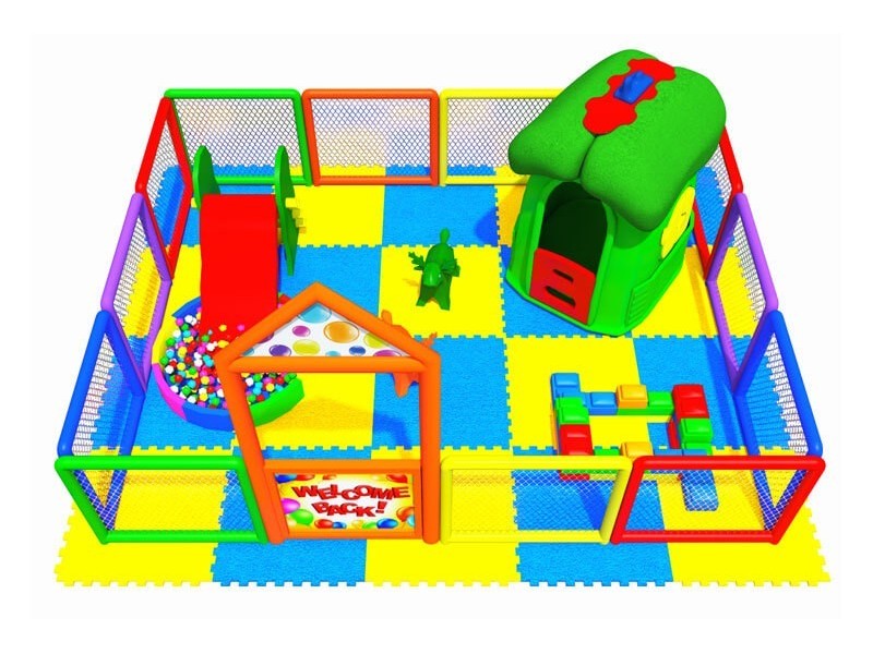 Soft Area with Playground Fence 3.00 X 4.00