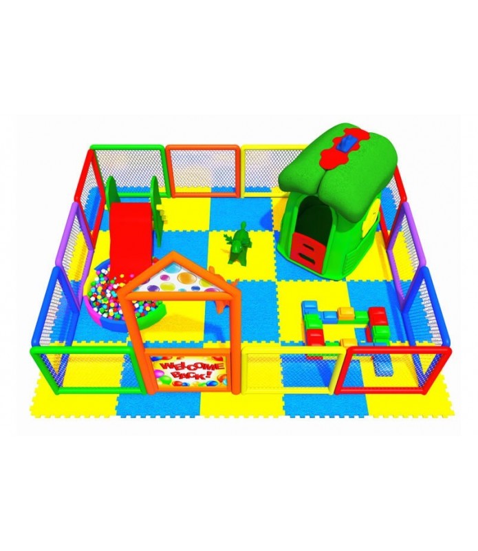 Soft Area with Playground Fence 3.00 X 4.00