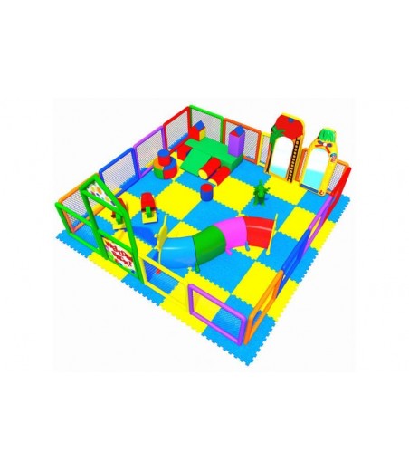 Soft Area with Playground Fence 4.00 X 4.00